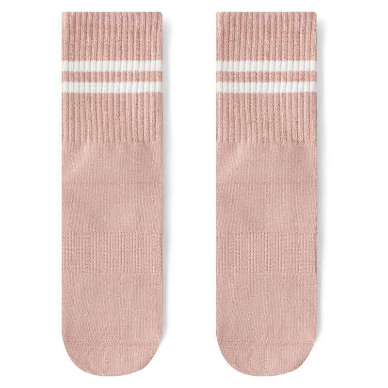 EGEN Cute Yoga Socks for Women Man Novelty Print Non Skid Socks Non Slip Grip for Pilates Barre Ballet Sport (Pink-3pcs)