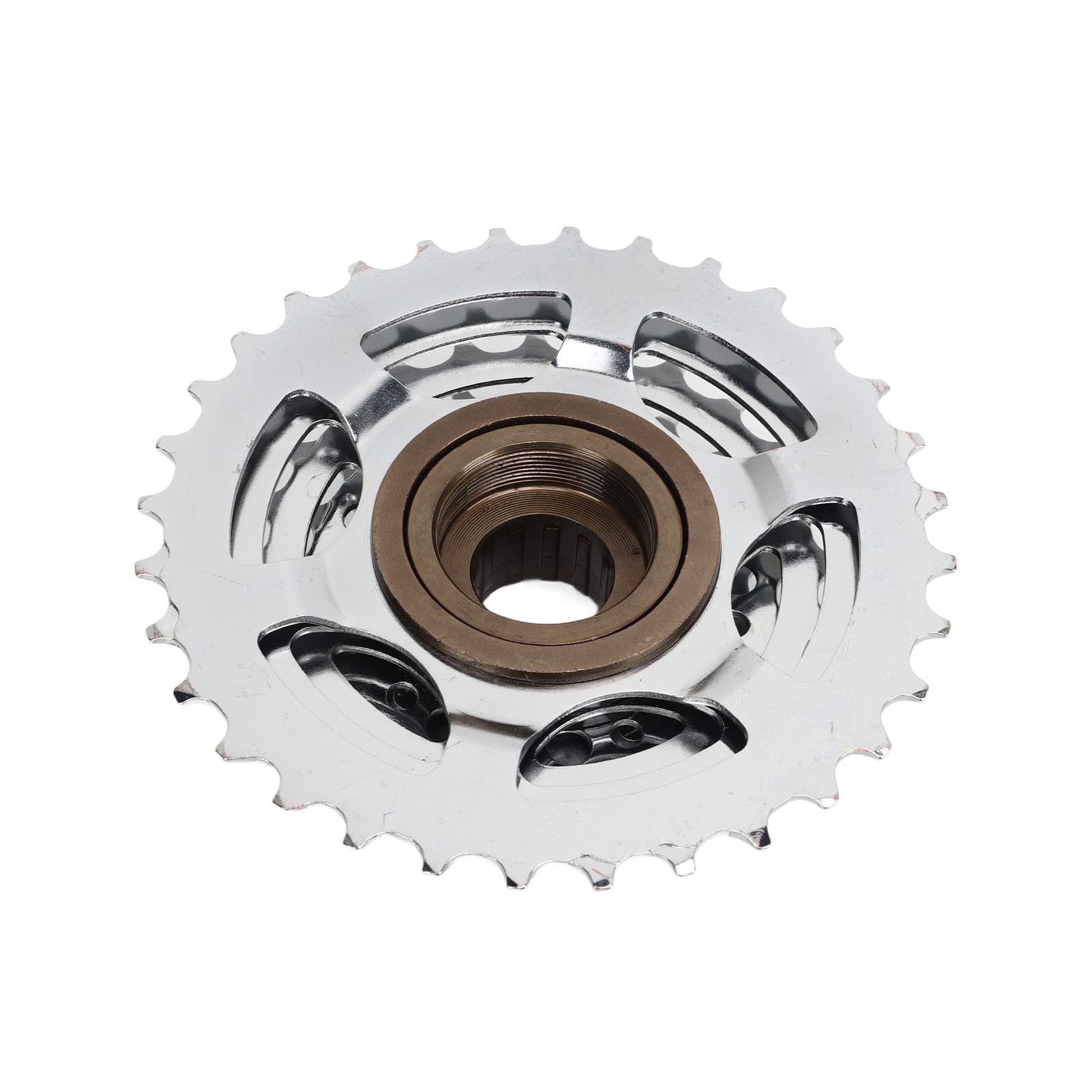 DAUERHAFT 8 Speed Rotary Freewheel, Strong Compatibility Corrosion Proof Rust Prevention 13‑32T Flywheel for Mountain Bike