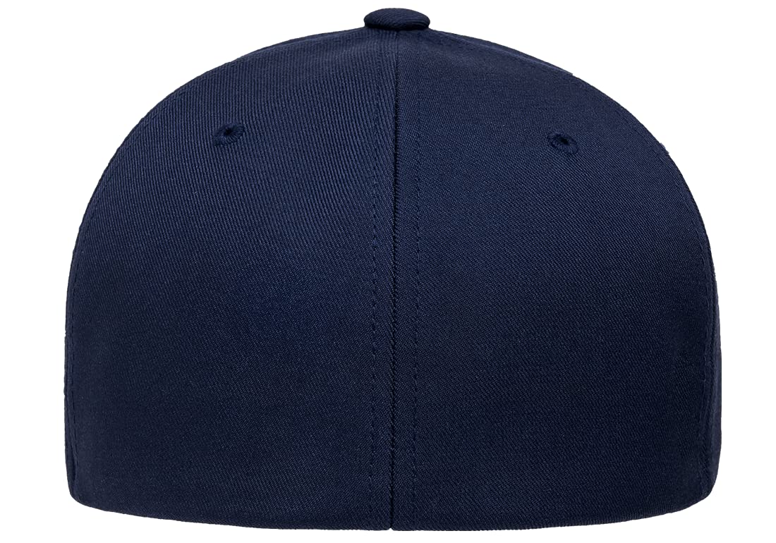 The Hat Pros | Flexfit NU Tri-Layer Men's Athletic Baseball Hat Fitted 6100NU Cap (as1, Alpha, l, x_l, Navy)