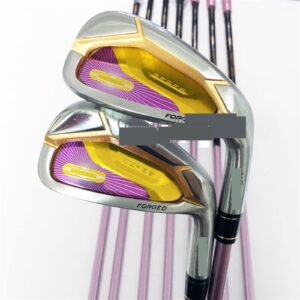 ENEMO New Women Golf Clubs 4 Star HONMA S-07 Compelete Set of Clubs Golf Driver Fairway Wood Irons Putter L Flex Graphite Shaft No Bag