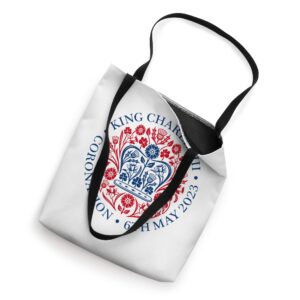 2023 Coronation King Charles UK British Crown Emblem Logo Tote Bag