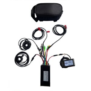 SPYMINNPOO Electric Controller Kit,Bike Conversion Kit 26A 3 Mode Controller EN05 Panel 8 Magnets Pedal Assist Sensor 130X Thumb Throttle Power Off Sensor for 500W 750W Motor