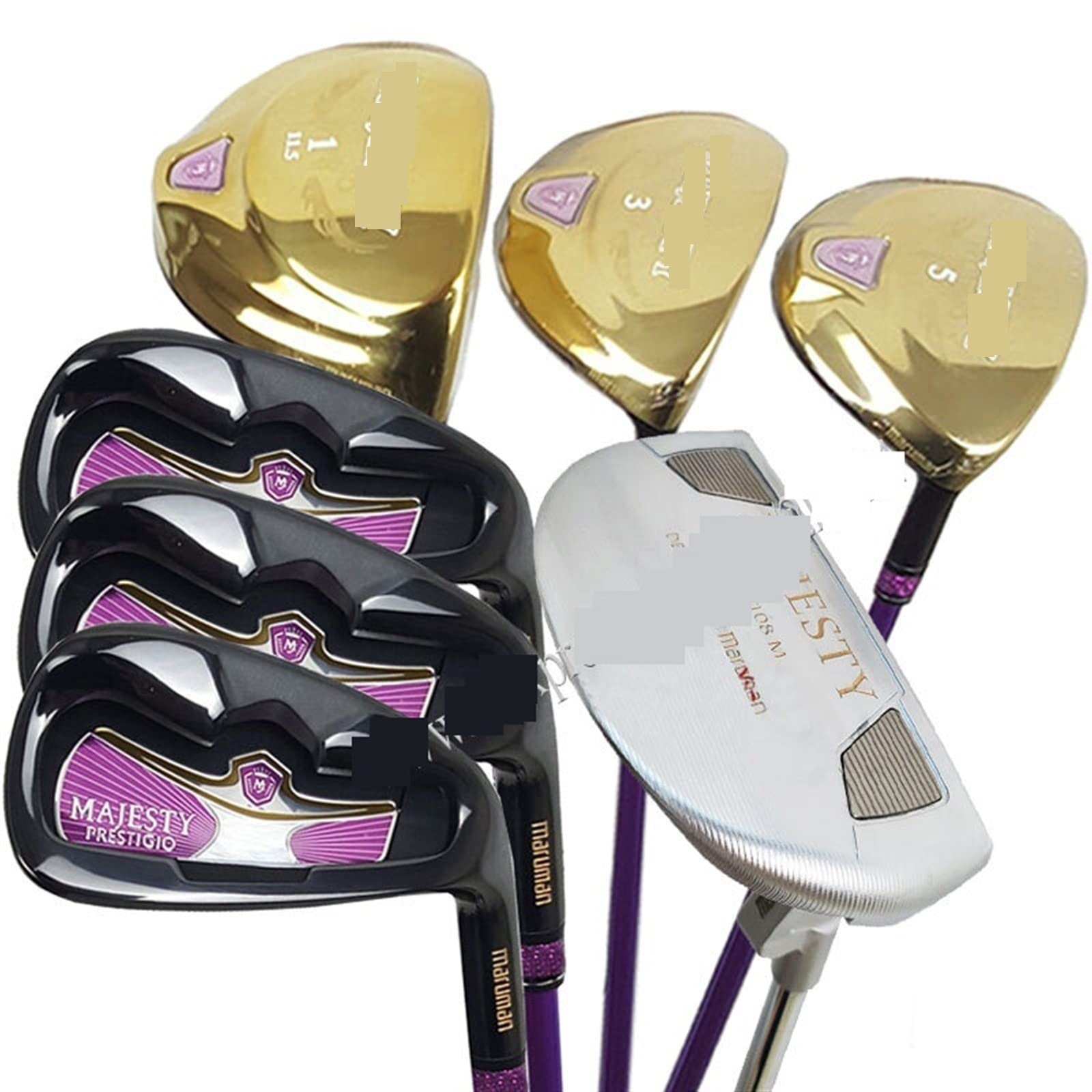 ENEMO Women Golf Club Maruman Majesty Prestigio 9 Full Set Golf Driver Wood Irons Putter Graphite Shaft No Bag