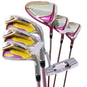 ENEMO New Women Golf Clubs 4 Star HONMA S-07 Compelete Set of Clubs Golf Driver Fairway Wood Irons Putter L Flex Graphite Shaft No Bag