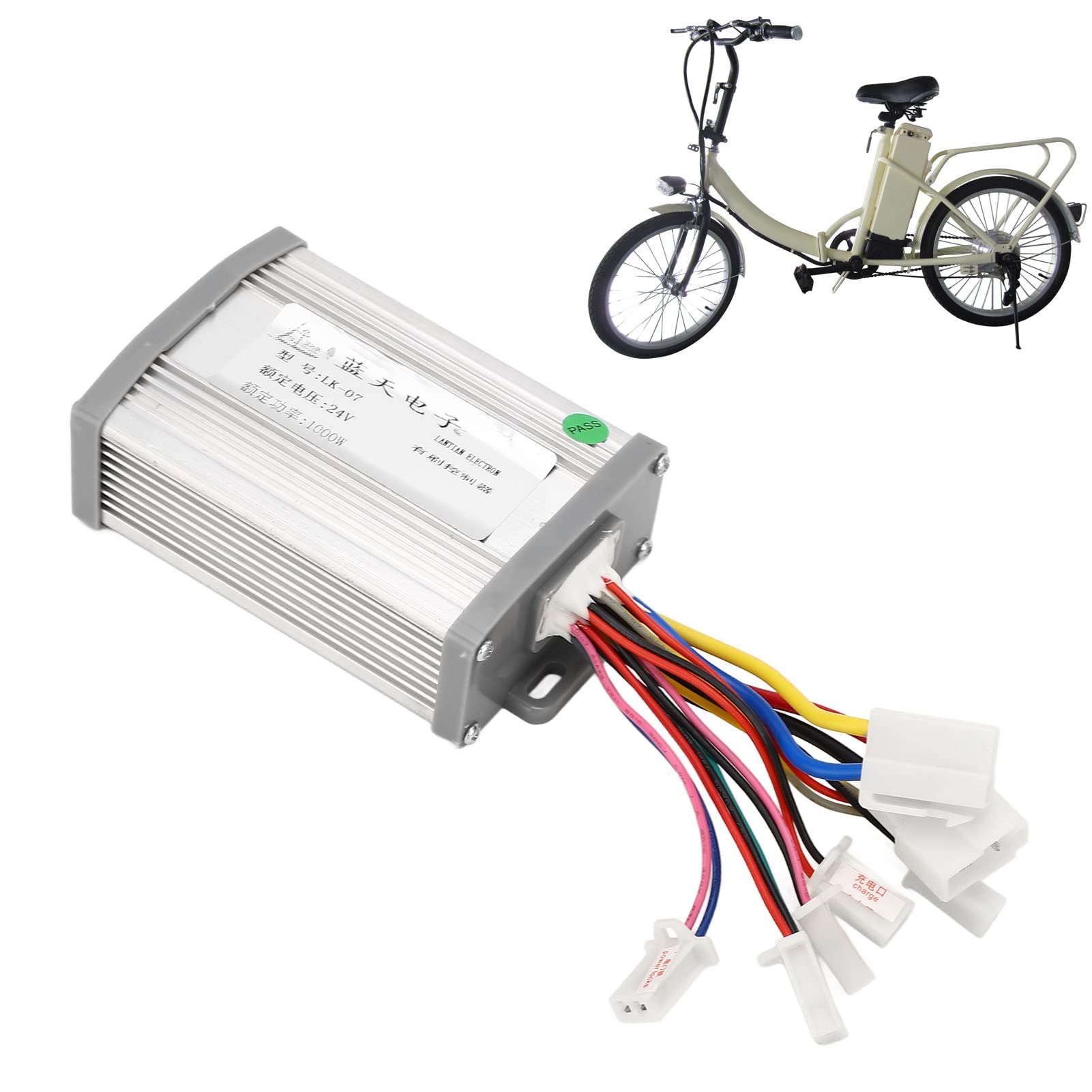 Alomejor Electric Speed Controller, 24V 1000W Electric Brushed Motor Controller for Replacement