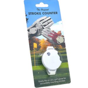 No Worry Sports Original Stroke Counter with Universal Golf Glove Fastener