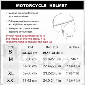 Beanie Motorcycle Half Helmet, DOT Certification Adult Skull Cap Retro Open-Face Motorbike Helmet, Lightweight Cool German Style Helmet, for Men and Women Chopper Moped Scooter Vespa (C,L)