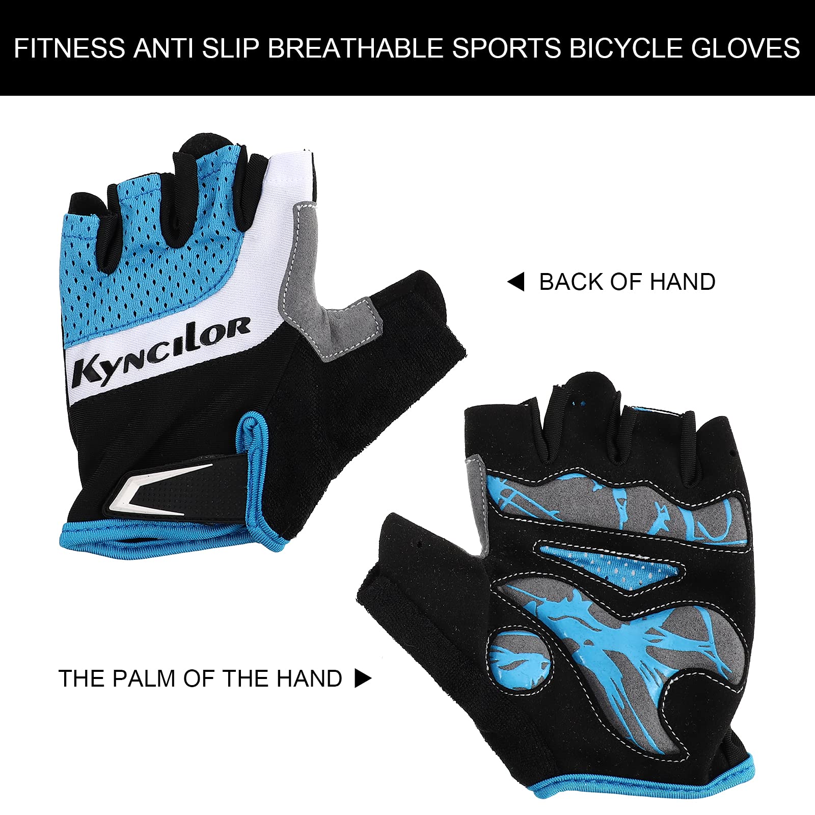 Half-Finger Gloves Cycling Bike Gloves Climbing Gloves Bike Riding Gloves Hiking Gloves Half Finger Gloves Half Biker Gloves Sun Gloves Unisex Gloves Fitness Protection Microfiber