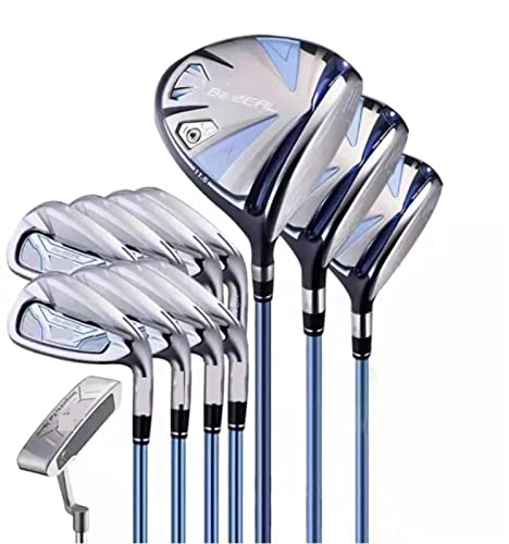 ENEMO Women Compatible with Honma BeZEAL 535 Golf Clubs Set Driver Fairway Woods Iron Set Putter L-Flex Graphite Shaft Head Cover Includedhonma 535