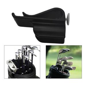 Jteyult 20Pcs Golf Club Storage Clip Plastic Golf Putter Clip Organizer Ball Clubs Golf Accessories for Golfers Black