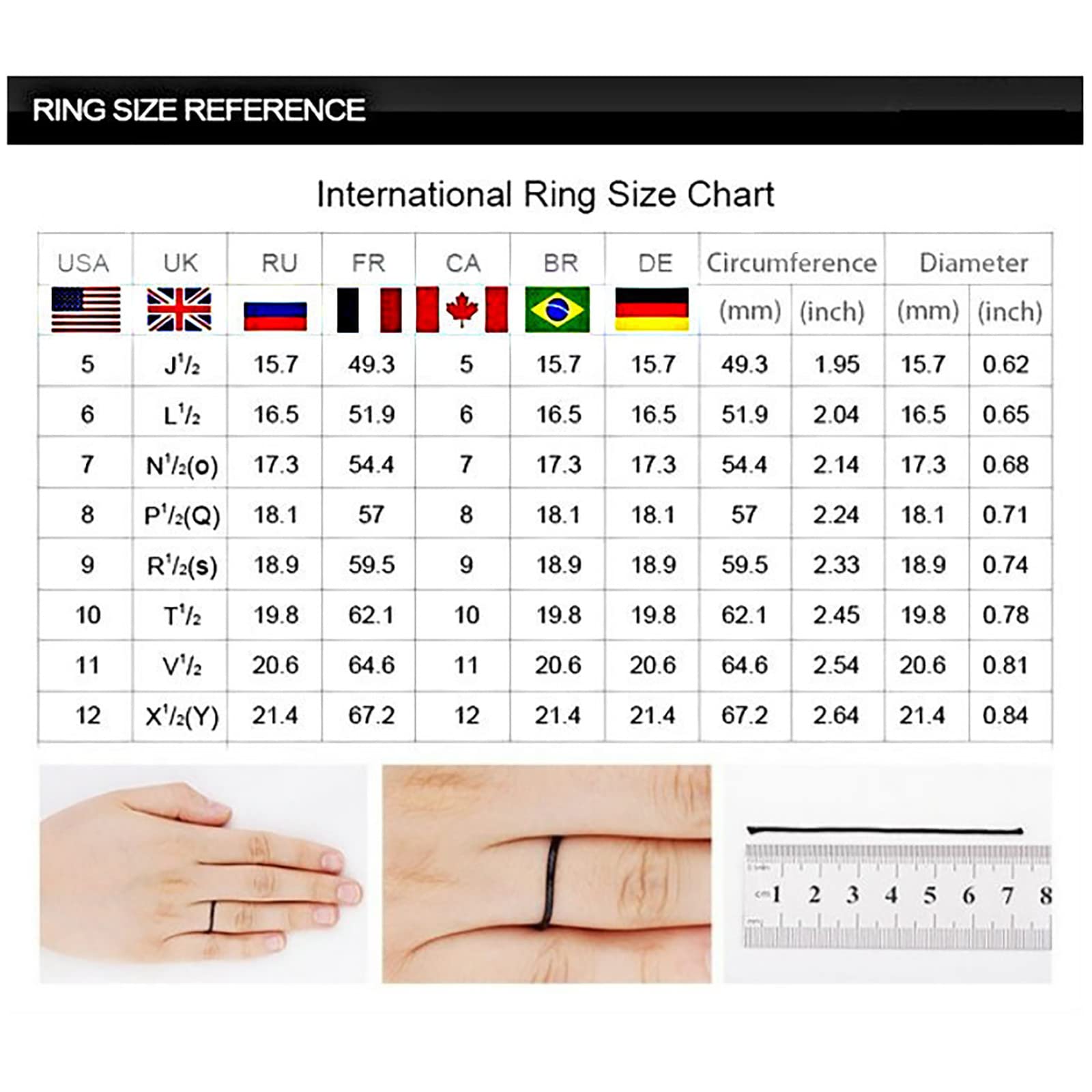 2PCS Women Engagement Rings Set Square Cut Princess CZ Simulated Diamond Ring Set Wedding Bands Elegant Jewelry (Silver, 8)