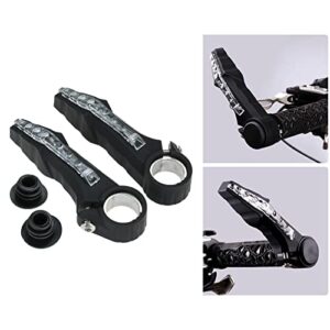 BESSTUUP 2Pack Rest Handlebar Grips Bar End Night Lamp Mountain Bike