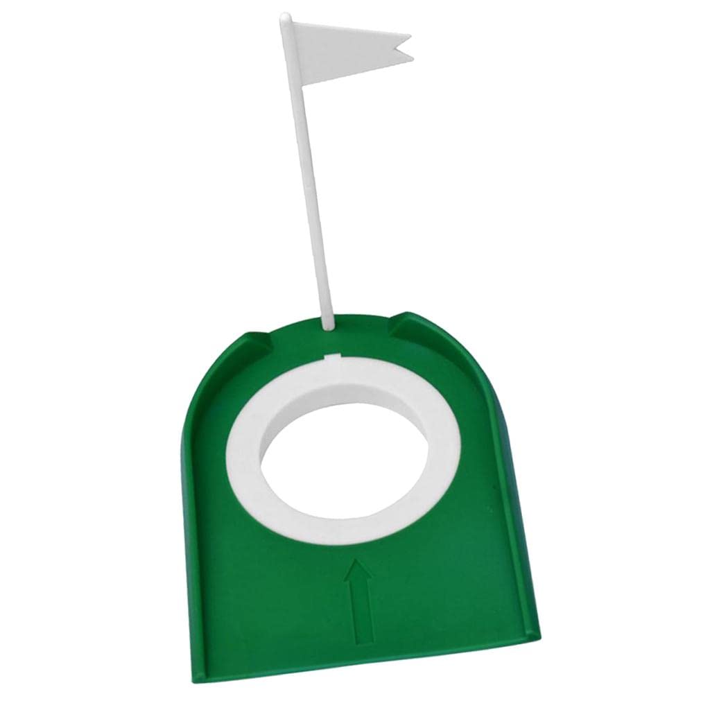 BESSTUUP Golf Cup Plastic Equipment Training Tool Holes with Flags