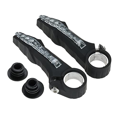 BESSTUUP 2Pack Rest Handlebar Grips Bar End Night Lamp Mountain Bike