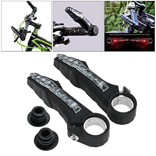 BESSTUUP 2Pack Rest Handlebar Grips Bar End Night Lamp Mountain Bike