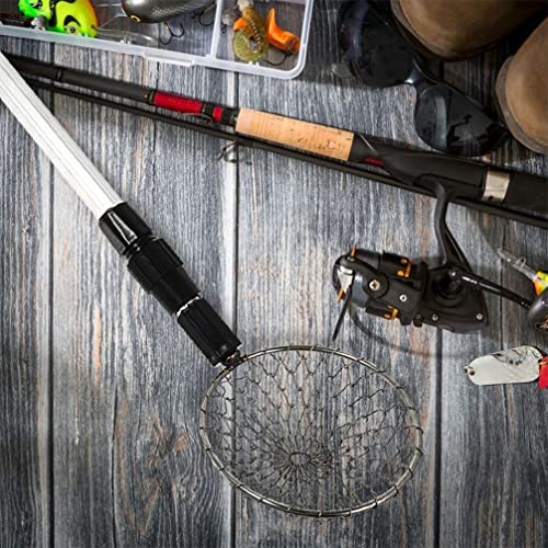 Obuyke Ice Fishing Skimmer Scoop Ice Fishing Scooper Ladle with Long Handle Ice Fishing Gear for Scooping Out Ice While Ice Fishing