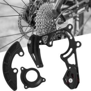 Yuecoom ZTTO Mountain Bike Chain Guide, Aluminum Alloy DH Soft Tail Chain Protector, Single Deck Crankset Chain Guide Frame Guard for 32T-38T Bike