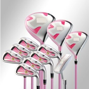 ENEMO Honma U100 Golf Clubs New Women Compelete Set Wood+Irons+Putter+Golf Bag and Graphite Golf Shaft Clubs Set (Color : 11pcs with Bag)