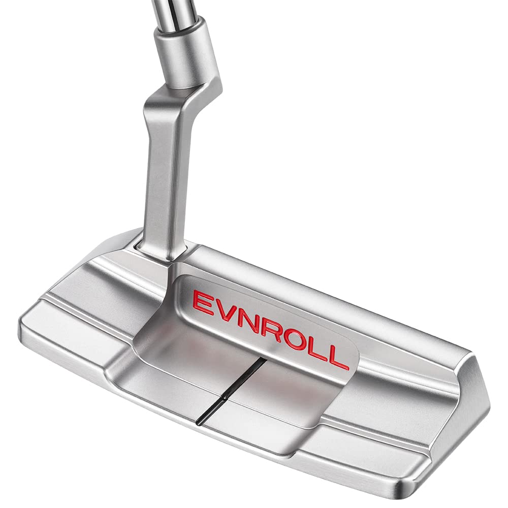 2023 Evnroll EV2 MidBlade Putter RH Short Plumber 33 TourTac White