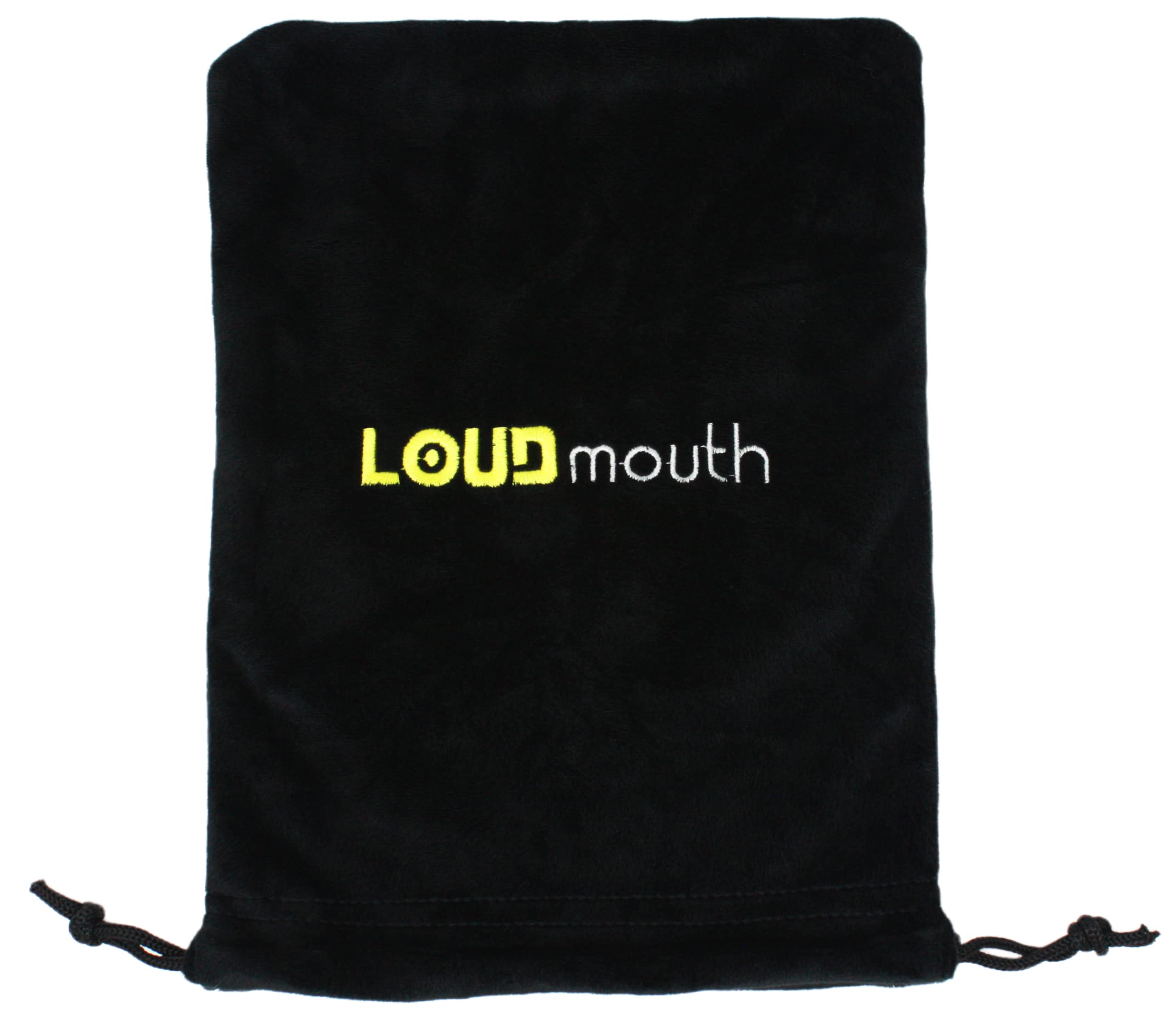 LOUDmouth Soft Velvet Studio Microphone Carry Bag | Podcast Mic Pouch Dust Cover with Drawstring | Protect from Dust, Dirt, Scratches | 12" x 8.5"