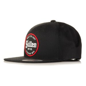 Sullen Men's Tattoo Lifestyle Factory Snapback Adjustable Hat (Black/Red)