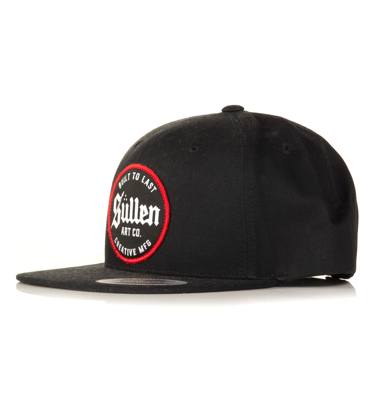 Sullen Men's Tattoo Lifestyle Factory Snapback Adjustable Hat (Black/Red)