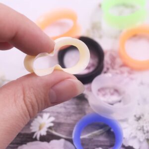 CHARMONLINE 24PCS Soft Silicone Ear Gauges Flesh Tunnels Plugs Stretchers Expander Double Flared Flesh Tunnels Ear Piercing Jewelry for Women Men (1/2"(12mm))