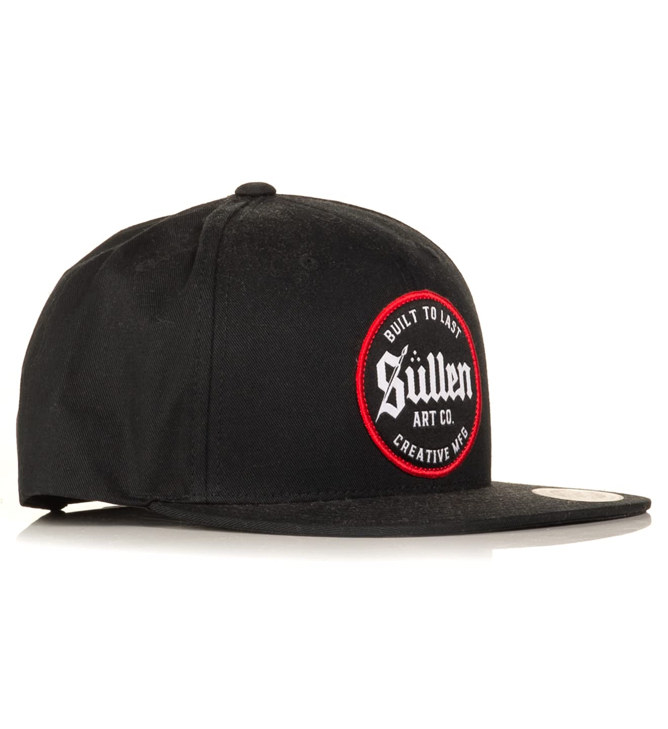 Sullen Men's Tattoo Lifestyle Factory Snapback Adjustable Hat (Black/Red)