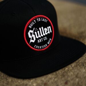 Sullen Men's Tattoo Lifestyle Factory Snapback Adjustable Hat (Black/Red)