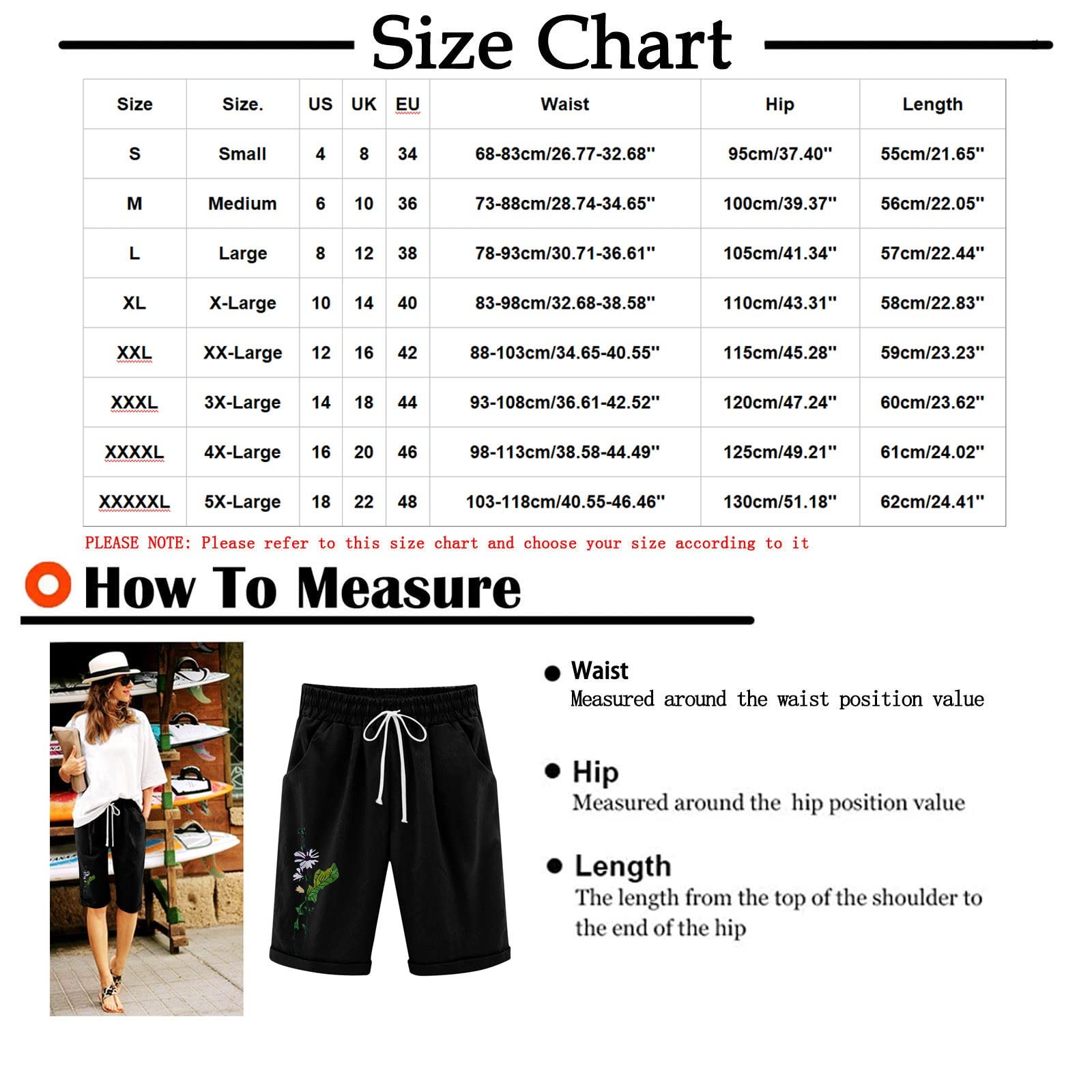 Dressy Summer 2023 Women Graphic Print Cotton Linen Shorts Fashion Casual New Fitted Bermuda Shorts Knee Length Shorts