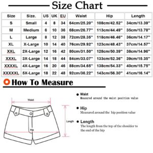 Women's Drawstring Print Cotton Chino Shorts Comfort Regular Fit Flowy Casual Dressy Summer Popular Bike Boy Shorts