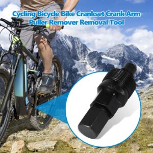 Pilipane Bikes Crank Puller, Long-Lasting Bikes Crank Extractor, Bikes Crankset Crank Arm Wheel Wrench Remover with a Removable Heads, Compact Crank Removal Tool for Mountain Bikes Road Bikes