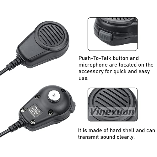 Vineyuan HM-180 8pin Mic Replace EM-48/HS-50/EM101 for ICOM IC-M700 IC-M710 IC-M700 PRO IC-M600 Ham Radio