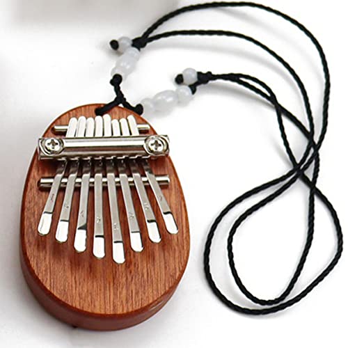 STOBOK Pianos Instrument Mini Kalimba Thumb Piano, 8 Keys Mini Thumb Piano Kalimba Finger Thumb Piano Pocket Kalimba Finger Thumb Piano for Adults Beginners Thumb Mini Piano