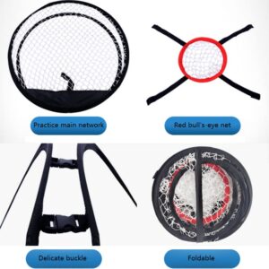 Pop-up Golf Chipping Net，Swinging Rod Hitting Target，Pole Cutting Training Equipment for Outdoor Home Golf Practice