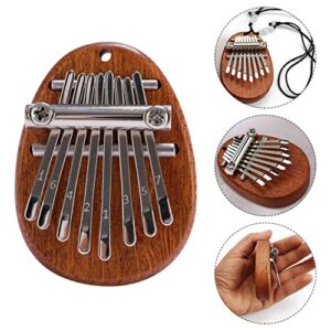 STOBOK Pianos Instrument Mini Kalimba Thumb Piano, 8 Keys Mini Thumb Piano Kalimba Finger Thumb Piano Pocket Kalimba Finger Thumb Piano for Adults Beginners Thumb Mini Piano