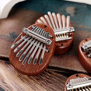 STOBOK Pianos Instrument Mini Kalimba Thumb Piano, 8 Keys Mini Thumb Piano Kalimba Finger Thumb Piano Pocket Kalimba Finger Thumb Piano for Adults Beginners Thumb Mini Piano