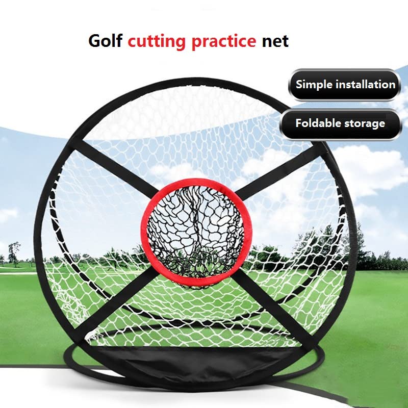 Pop-up Golf Chipping Net，Swinging Rod Hitting Target，Pole Cutting Training Equipment for Outdoor Home Golf Practice