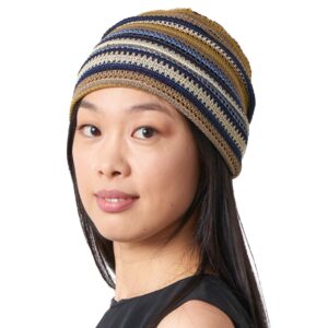 charm men summer beanie knit - women hipster slouchy hat boho street crochet cap navy