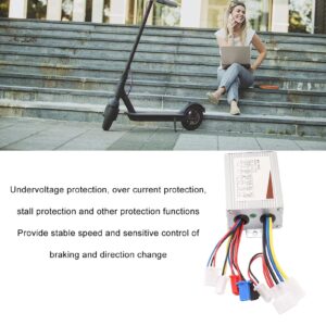 SPYMINNPOO Brush Motor Controller,36V 800W Electric Scooter Speed Controller Brushed Electric Controller Replacement for Upgrade