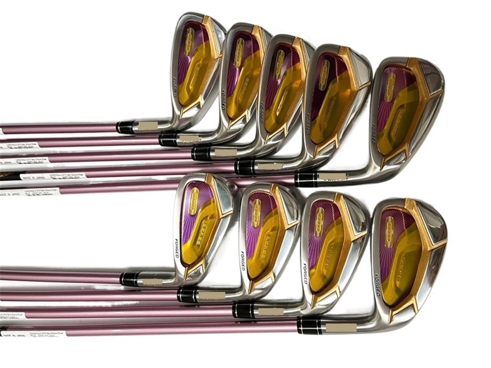 ENEMO Women Golf Clubs 4 Star Honma Beres S-07 Full Set Driver + Fairway Woods + Irons + Putter L Flex Graphite Shaft with Head Cover