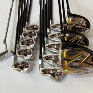 ENEMO Vicky G Golf Clubs 4 Star HONMA BERES S-08 Full Set Driver + Fairway Woods + Irons + Putter Graphite Shaft with Head Cover (Color : 10.5D 3W5W Irons S)