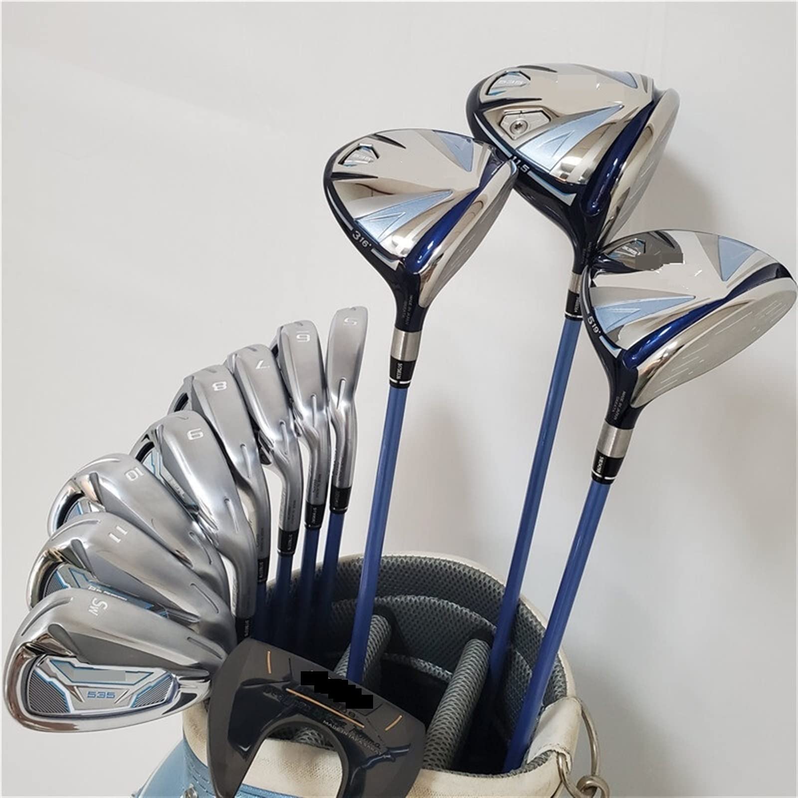 ENEMO 12PCS Honma BeZEAL 535 Golf Set Women Honma BeZEAL Golf Clubs Driver + 3w5w + Irons + Putter Graphite Shaft with Head Cover