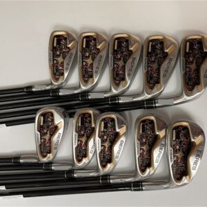 ENEMO Vicky G Golf Clubs 4 Star HONMA BERES S-08 Full Set Driver + Fairway Woods + Irons + Putter Graphite Shaft with Head Cover (Color : 10.5D 3W5W Irons S)