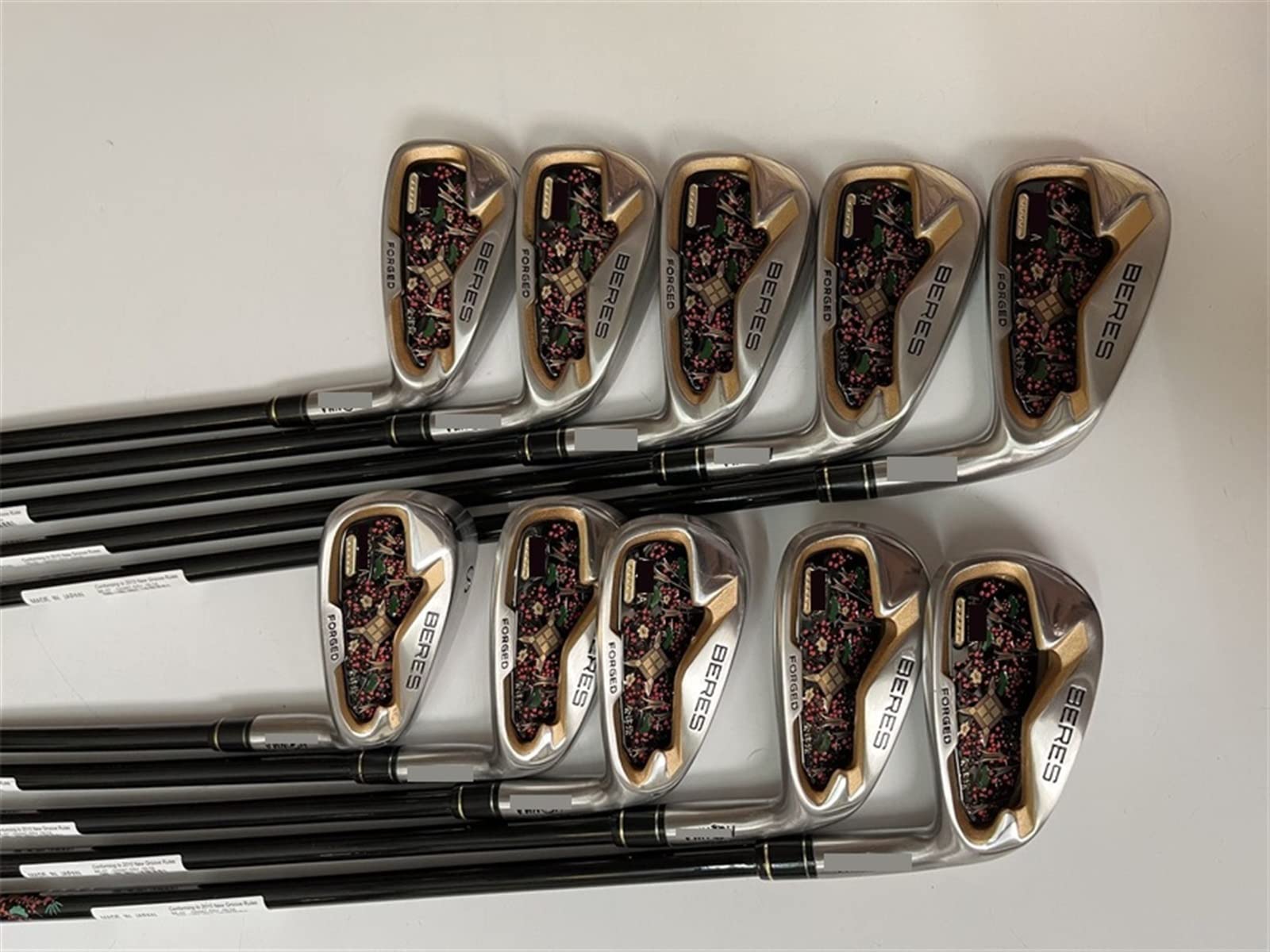 ENEMO Vicky G Golf Clubs 4 Star HONMA BERES S-08 Full Set Driver + Fairway Woods + Irons + Putter Graphite Shaft with Head Cover (Color : 10.5D 3W5W Irons S)