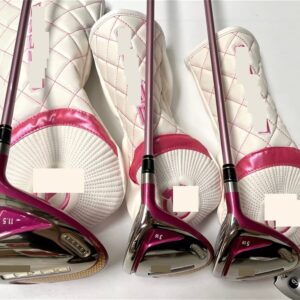 ENEMO Women Golf Clubs 4 Star Honma Beres S-07 Full Set Driver + Fairway Woods + Irons + Putter L Flex Graphite Shaft with Head Cover