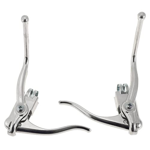 barenx Pair of Road Bike Racing Brake Dual Levers Handles for Bent Drop Bar