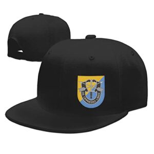 8th Special Forces Group Hats for Men and Women Flat Bill Baseball Cap Adult Adjustable Trucker