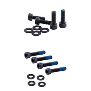 barenx 8x durable disc brake mount adapter bike steel screws bolts washers gasket