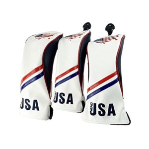 barenx golf club headcovers (3 count), golf head covers driver 1 3 5 woods club